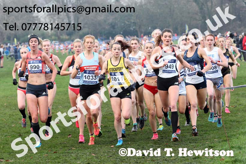 Senior womens British Athletics Liverpool Cross Challenge, Sefton Park, Liverpool. Photo:  David T. Hewitson/Sports for All Pics